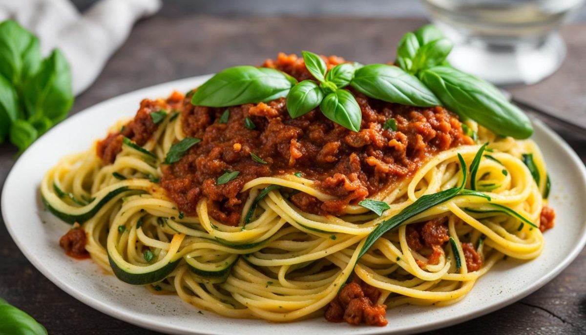 Courgetti Bolognese Recipe