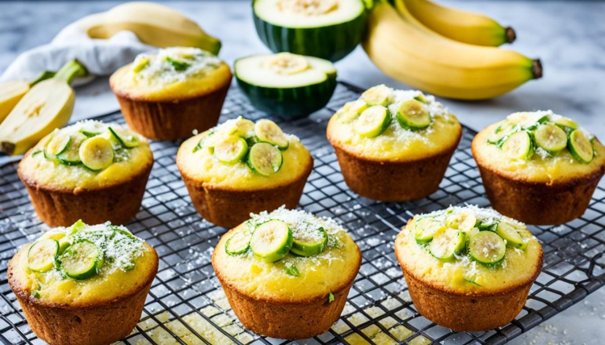 Delicious banana muffins