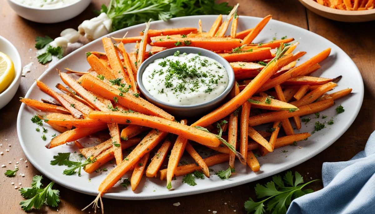 Garlic Parmesan Carrot Fries