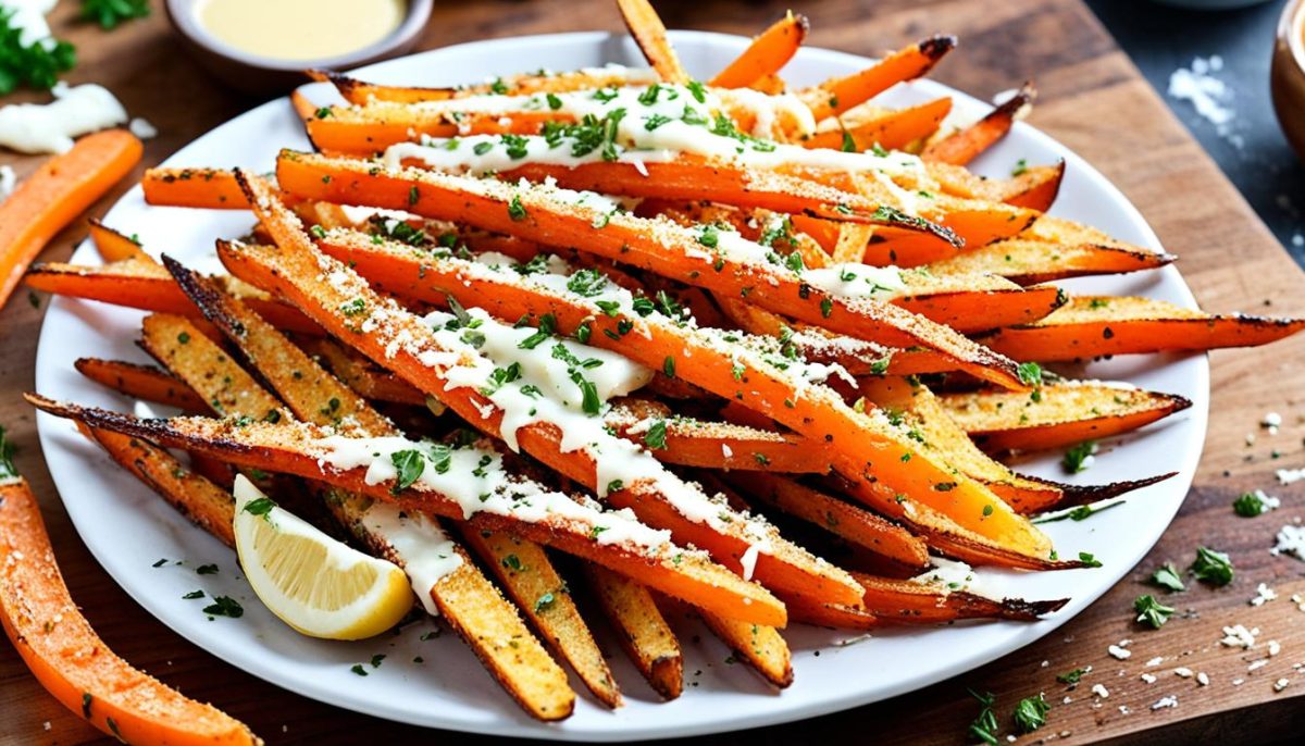 Garlic Parmesan Carrot Fries